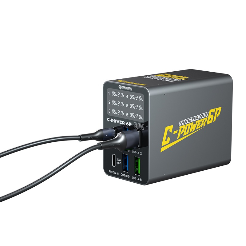 Hub ชาร์จ Usb 4 ช่อง TypeC 2ช่อง 50W