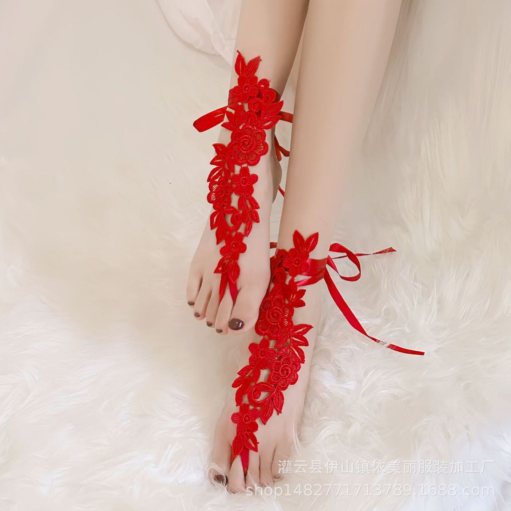 ถุงมือ คอสเพลย์ ปลอกแขนตาข่าย ลูกไม้ พร้อมส่งในไทย