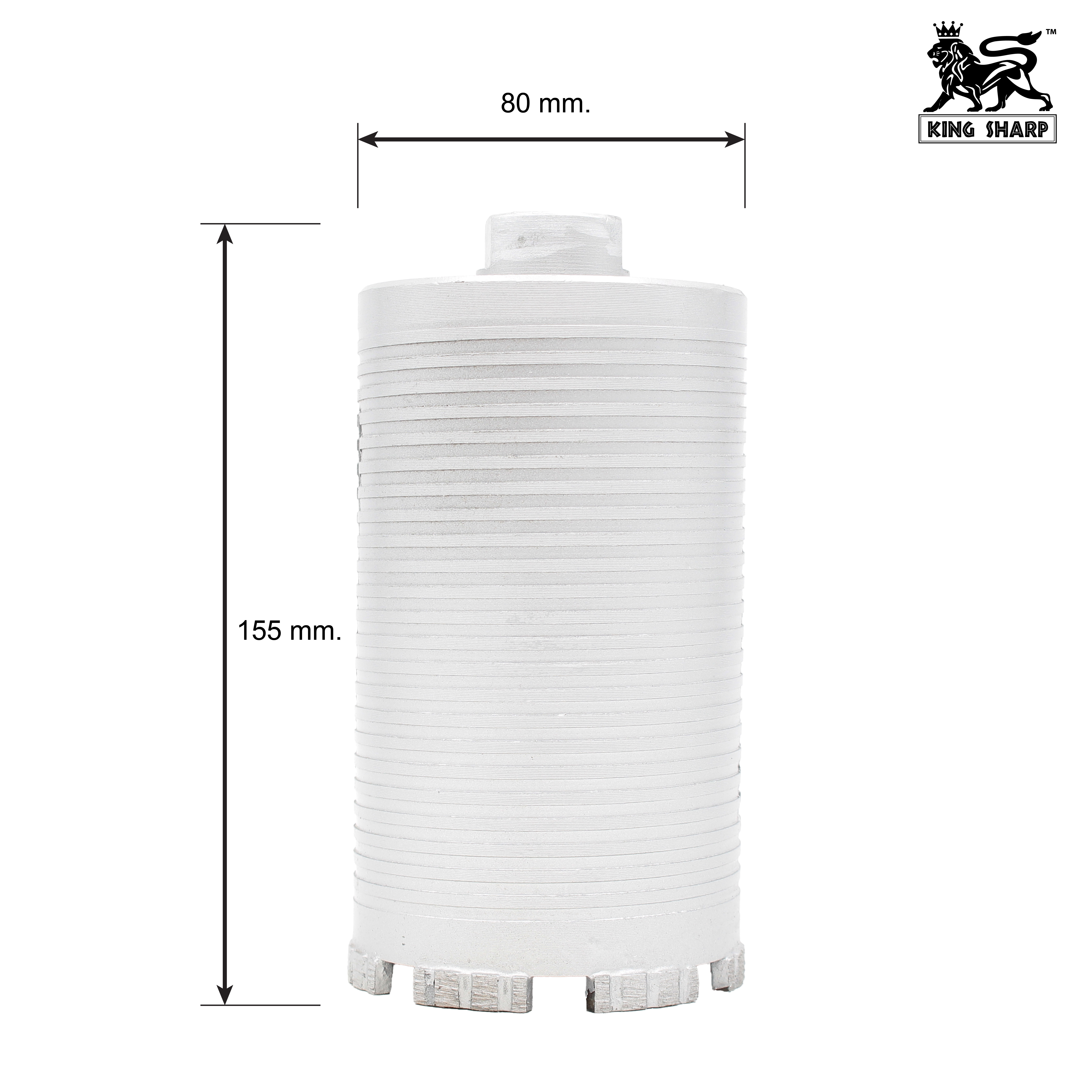 เพชรเจาะคอนกรีต KINGSHARP (P) 80x155 mm.M22
