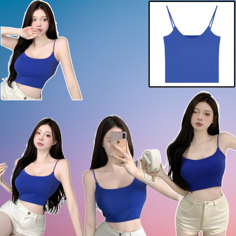 เสื้อครอป สายเดี่ยว สวยเซ็กซี่ SP048