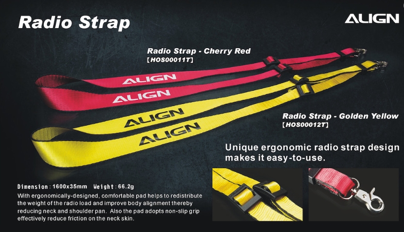 สายคล้องคอ Align Neck Strap - Cherry Red , Golden Yellow