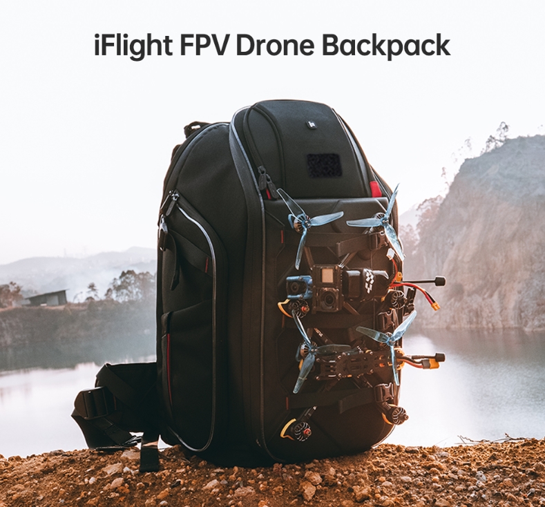 กระเป๋าโดรน IFLIGHT FPV Drone Backpack + LED Module กระเป๋า สำหรับใส่โดรน FPV ใบเดียวใส่ครบ