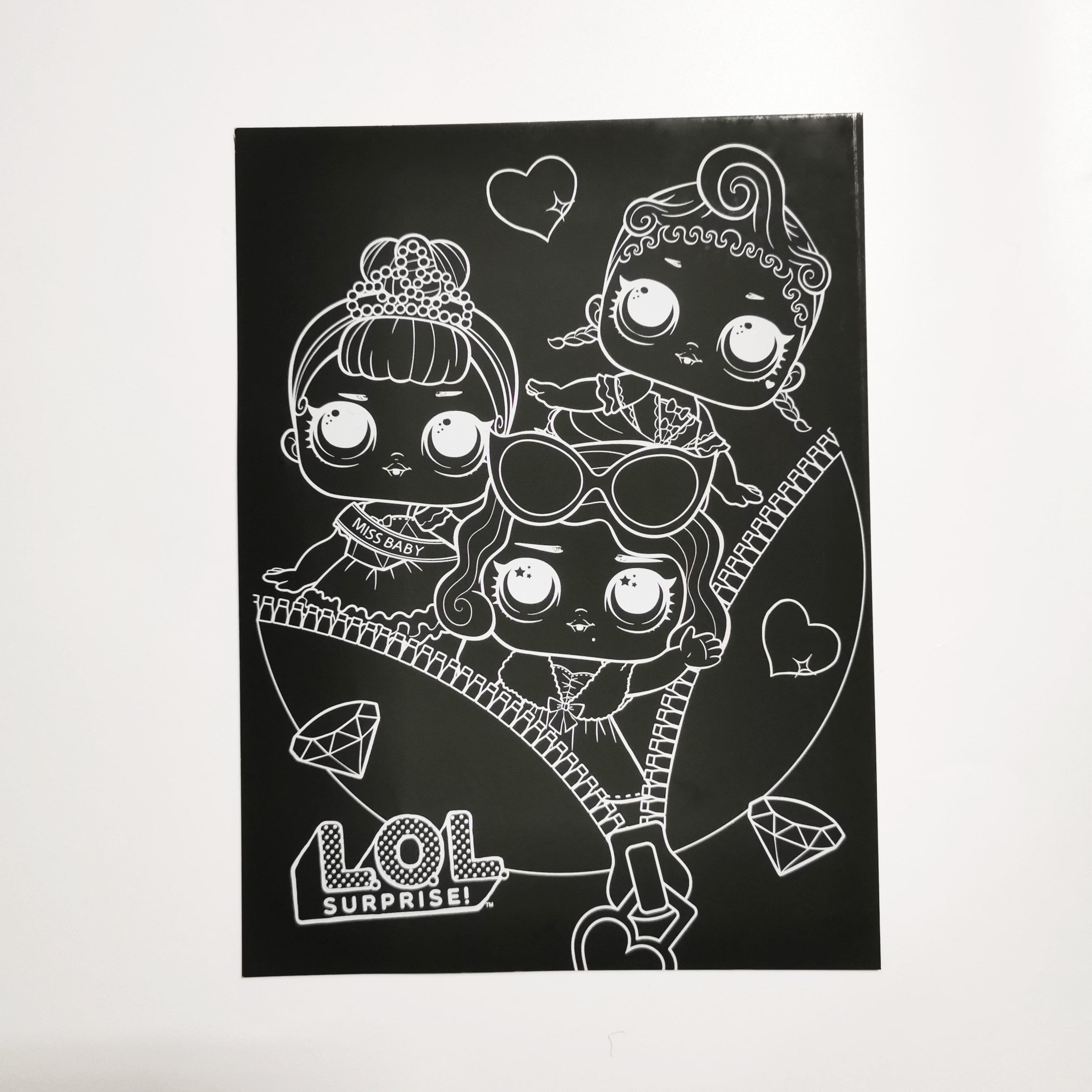 LOL Surprise scratch art