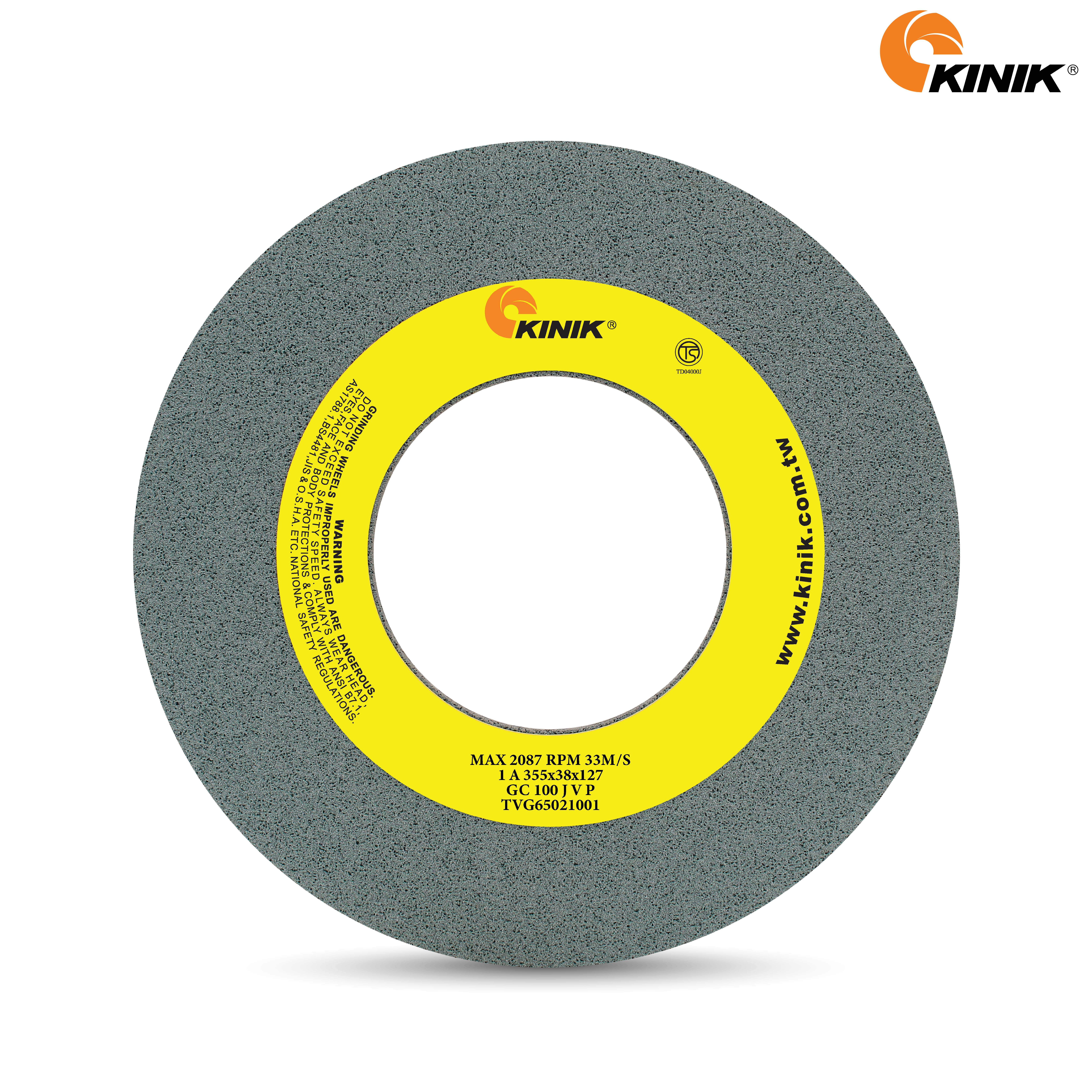 หินเจียร KINIK GC100JVP1A 355x38x127 mm.