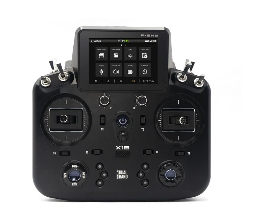 FrSky Ethos Tandem X18 Transmitter Internal 900MHz/2.4GHz Dual-Band & External Module Bay [MODE 2]