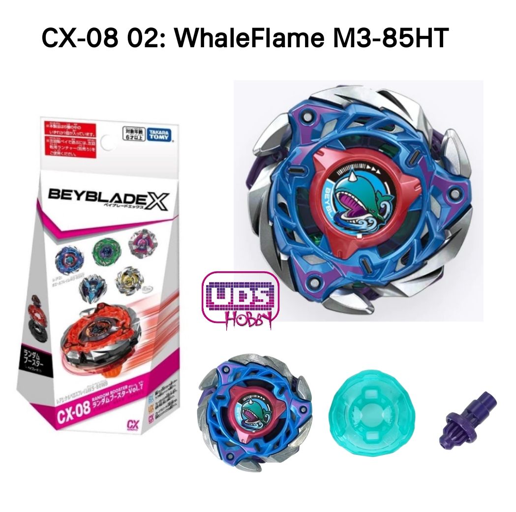 Takara Tomy ของแท้!! Beyblade X CX-08 CerberusFlame Select Booster Vol 7 [เลือกตัว]