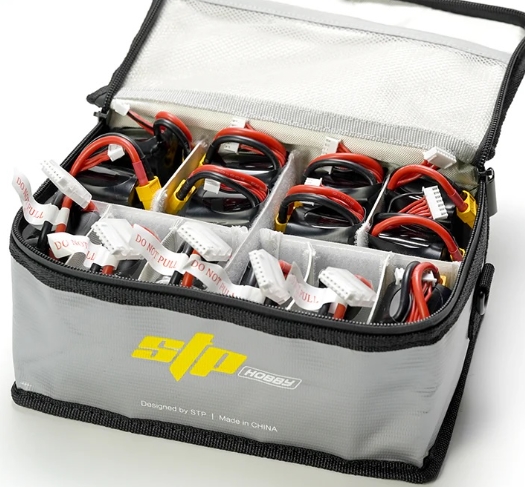 STP LARGE LIPO SAFETY BAG LiPo Fire-Proof กระเป๋าเก็บแบตเตอรี่
