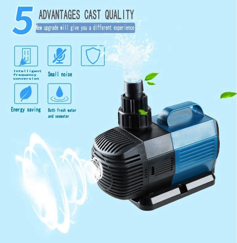 SOBO BO-5800A (ปั๊มน้ำประหยัดไฟ สำหรับทำระบบกรอง หมุนนเวียนน้ำ ปั๊มน้ำได้ 5800 L/Hr)