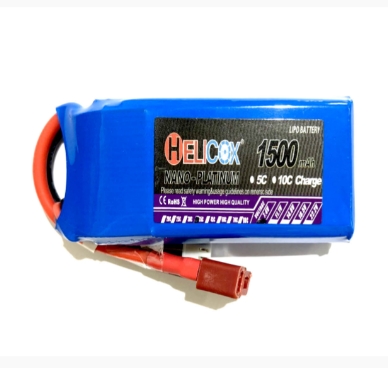 แบต HELICOX 2S 7.4V 30C มีให้เลือกหลายขนาด 900 1100 1500 2200 3000mah