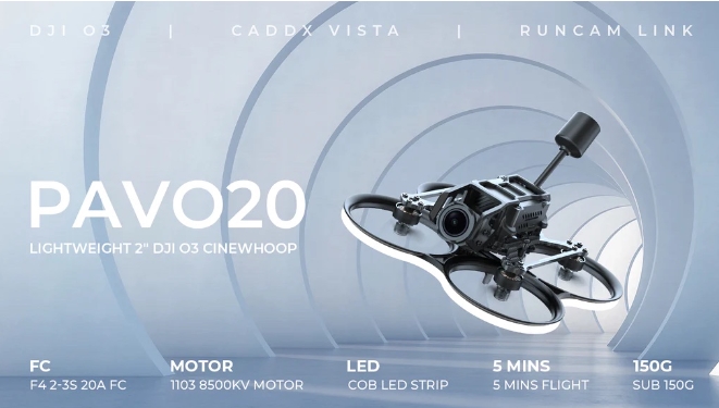 BETAFPV Pavo20 Brushless Whoop โดรนใบพัด 2นิ้ว ใช้แบต 2-3S มีแบบ ตัวเปล่า และ แบบมีกล้อง