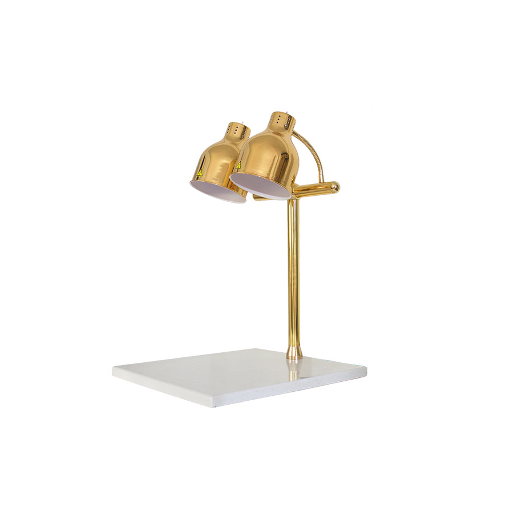 โคมไฟตั้งโต๊ะอุ่นอาหาร Table Heating lamp Food Buffet (Adjustable), Metal + marble E27x2 Max 300W (BF07)