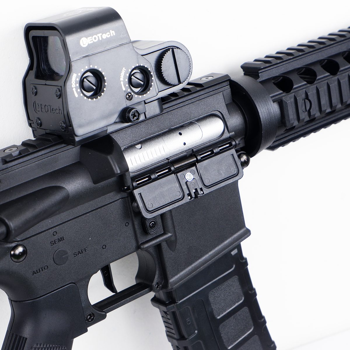 (44)M4A1 สีดำล้วน แรง 240FPS+ ปืนเจลไฟฟ้า ของเล่น ยิงรัวได้ ยิงSEMI(ทีละนัด)ได้