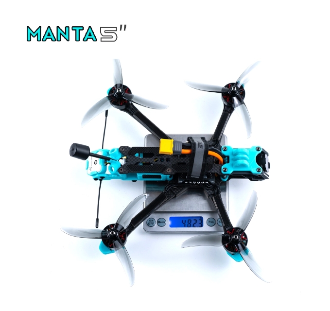 Axisflying MANTA5" / 5inch Fpv Freestyle DeadCat-DC DJI O3 Air Unit With GPS 6S