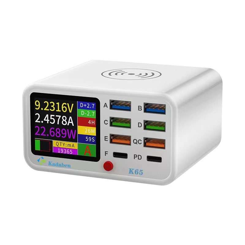 Hub ชาร์จUSB 6ช่อง TYPE-C 2ช่อง