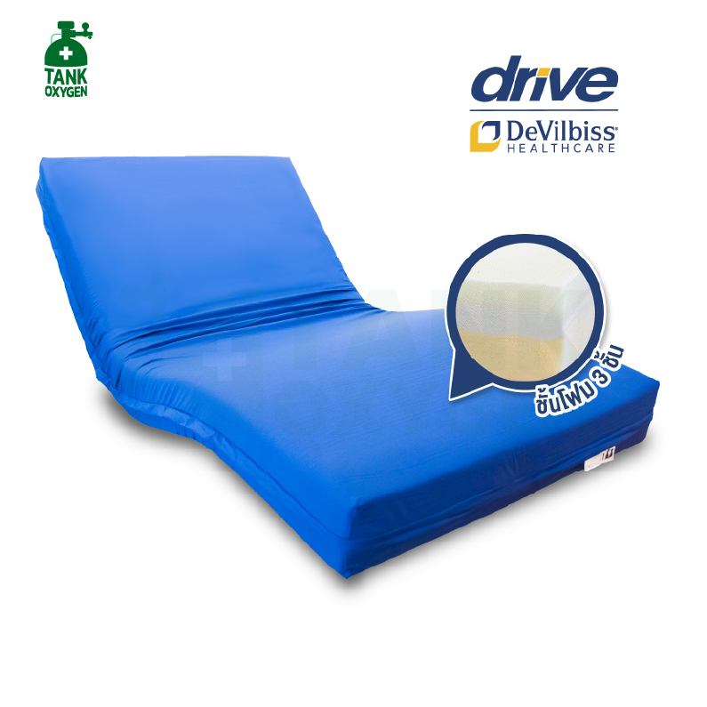 ที่นอนโฟม Devilbiss รุ่น Gravimed Multiflexx ป้องกันแผลกดทับ 3 Layer (ระดับสูง) แบบนุ่ม สำหรับผู้ป่วย ผู้สูงอายุ รับประกันศูนย์ไทย 5 ปี
