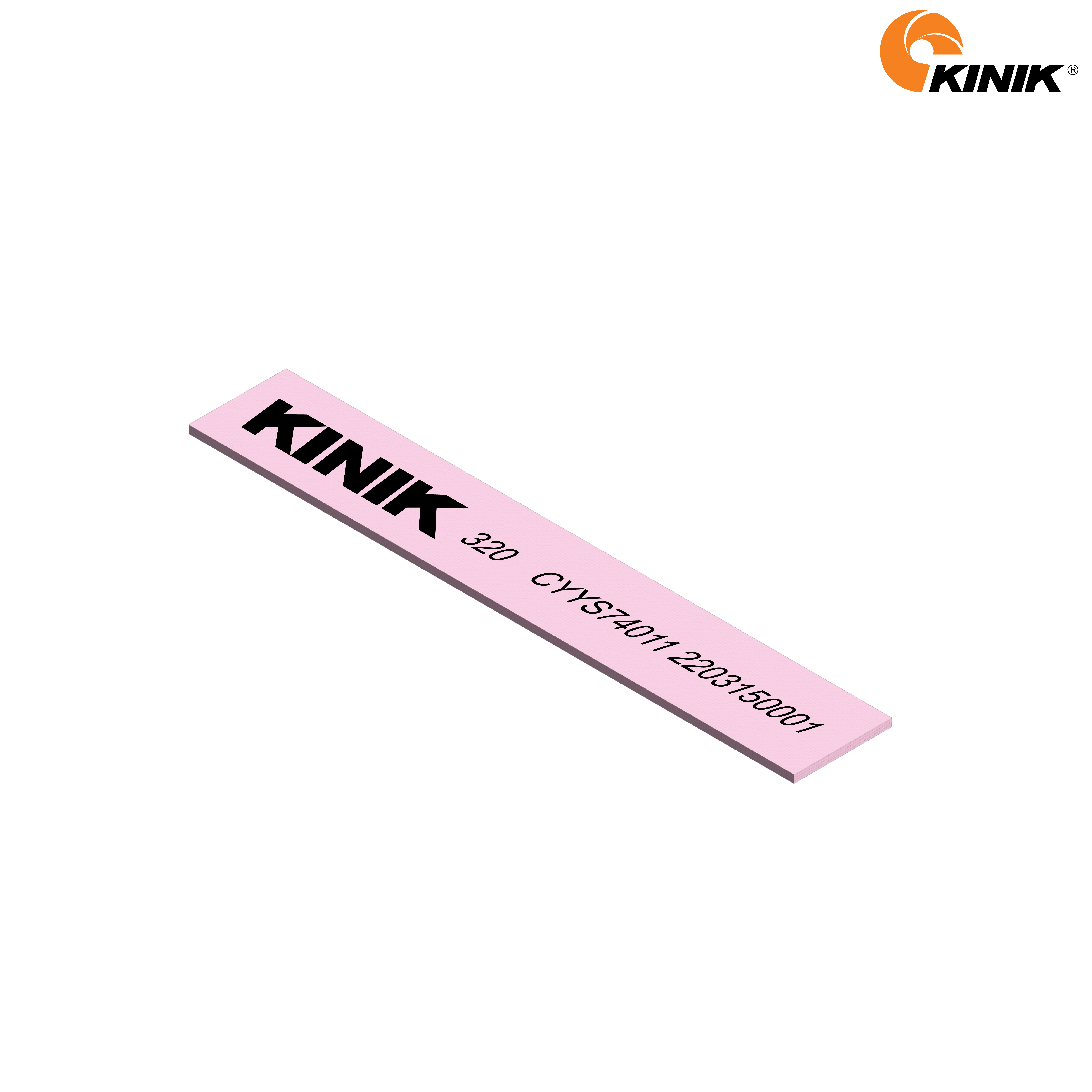 หินแท่งขัดพิมพ์ KINIK 320LAP 100x13x1.5 mm.