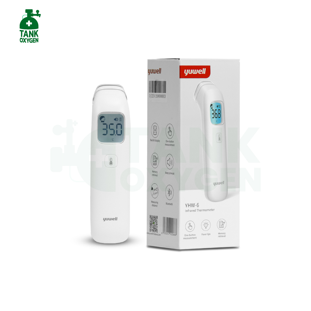 เครื่องวัดอุณหภูมิร่างกายอินฟราเรด Yuwell รุ่น YHW-6 มี Bluetooth
