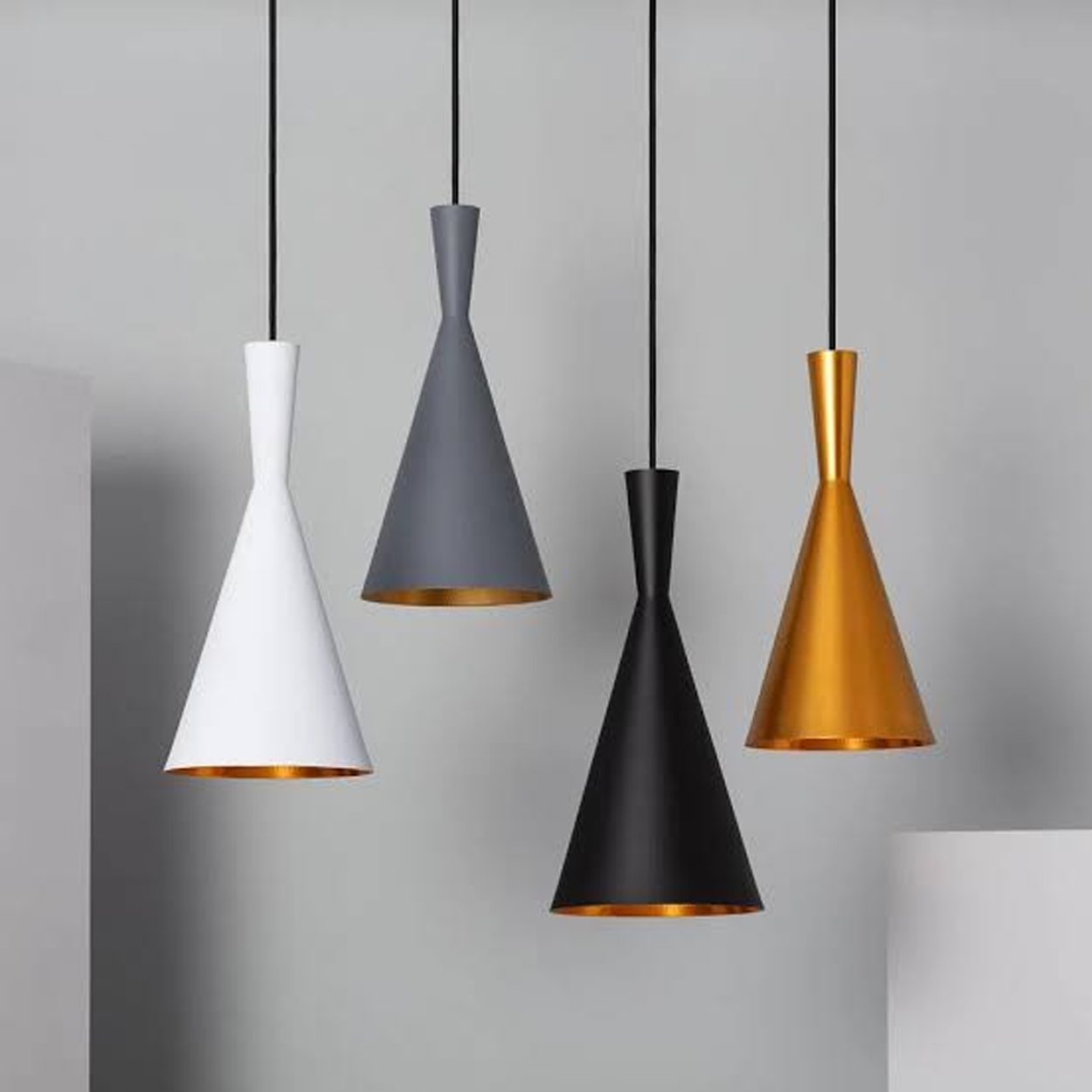 โคมไฟแขวนเพดาน Pendant Lamp Alminum Black LED E27x1 IP20