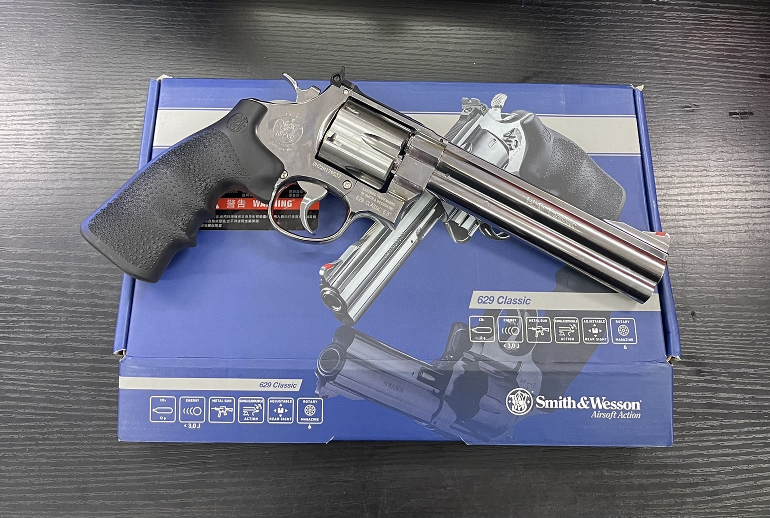 Smith&Wesson M629 6.5 นิ้ว สีเงิน / Umarex