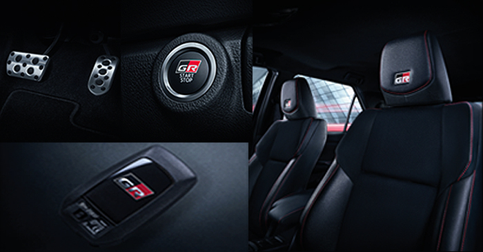 แป้นเบรค+คันเร่ง GRsport แท้ศูนย์ โตโยต้า ฟอร์จูนเนอร์