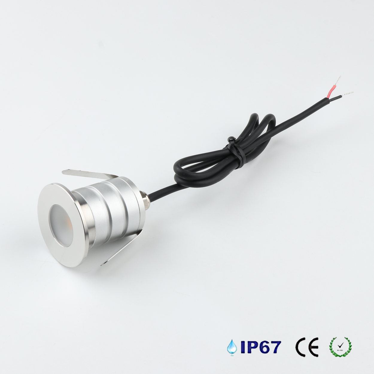 โคมไฟฝังพื้น Inground Up light Round 304 Stainless Steet + Aluminum lamp body LED 3W DC12V-24V IP67