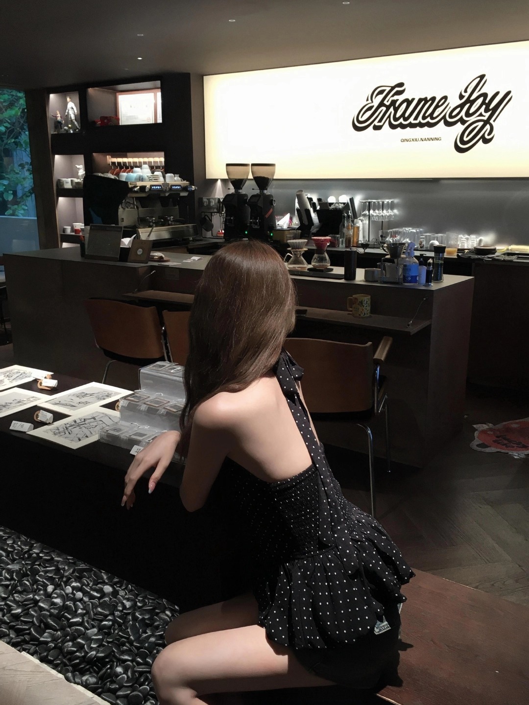 ส่งด่วนในไทย เสื้้อสายเดี่ยว บอลลูน ลายจุด สไตล์เกาหลี พร้อมส่ง CN7562