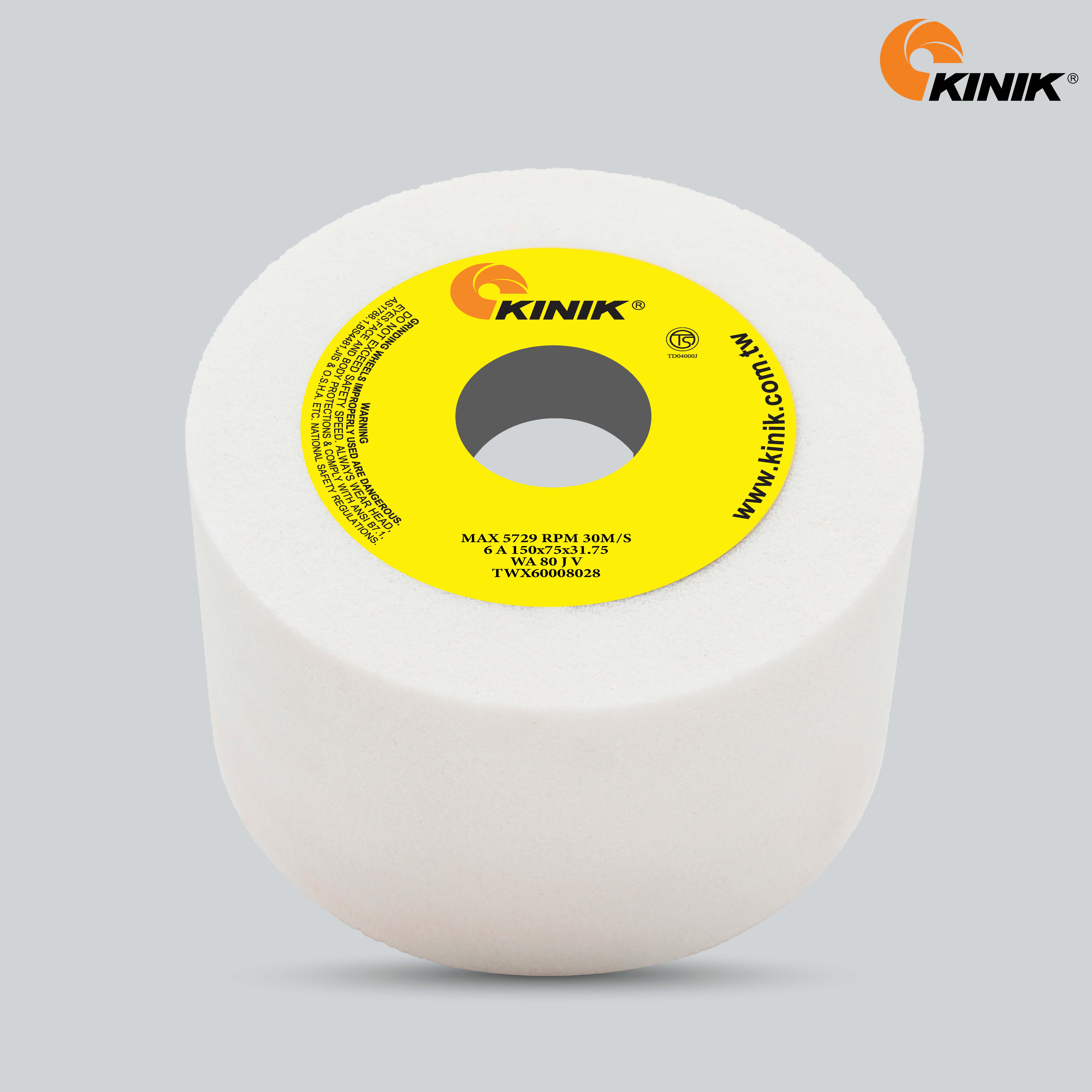 หินถ้วยตรง KINIK WA80JV6A 150x75x31.75 mm.