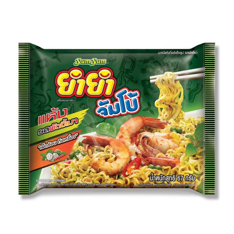 8850250000761 ยำยำจัมโบ้ รสผัดขี้เมาแห้ง 60ก. (ซอง)