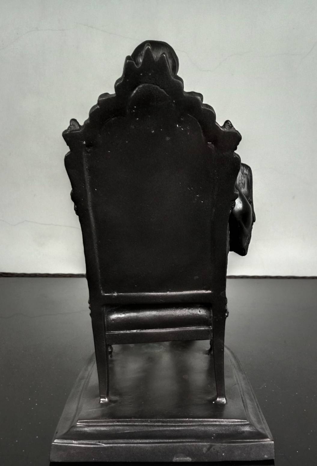 550.พระบรมรูปหล่อในหลวงรัชกาลที่ 5 พระบาทสมเด็จพระปรมินทรมหาจุฬาลงกรณ์ พระจุลจอมเกล้าเจ้าอยู่หัว ทรงประทับนั่งบัลลังก์