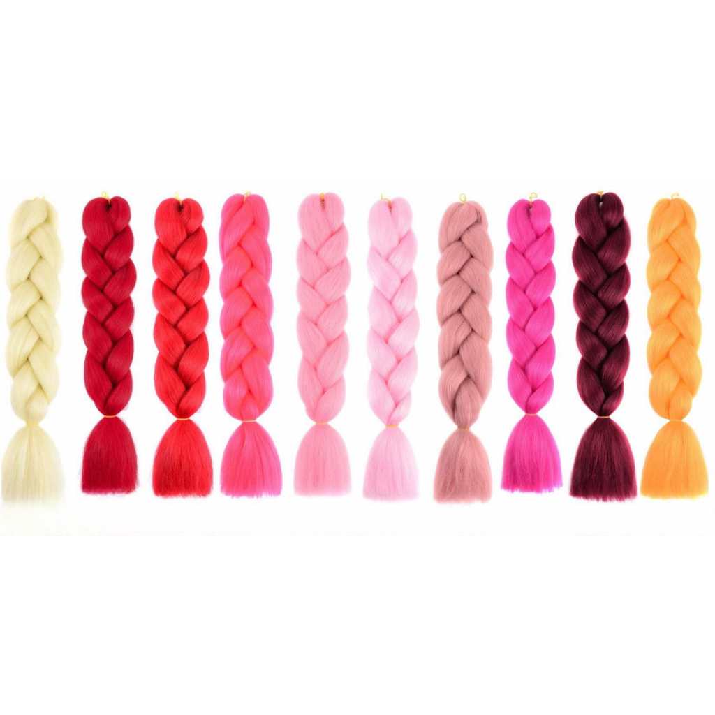 แฮร์พีช ผมเปีย ไหมถักผม ไหมถักเปีย ยาว 60 cm (ประเทศไทยพร้อมส่ง)