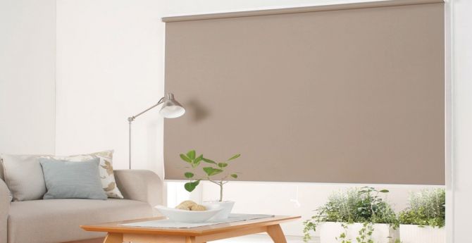 ม่านม้วนปรับแสง แบบทึบ Roller Blinds TLBs DIY ออฟฟิศ สำนักงาน สำเร็จรูป