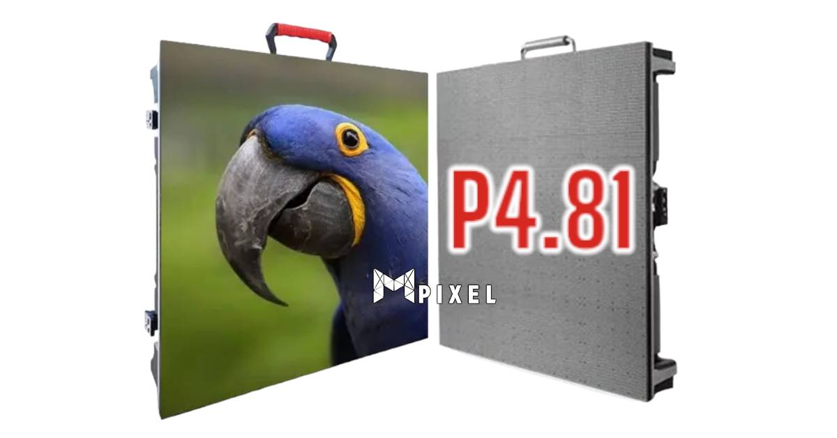 จอแอลอีดี LED DISPLAY ความละเอียด P4.81 (Pixel Pitch 4.81mm.) Size 500x1000 mm. ใช้งาน outdoor ภายนอกอาคาร สำหรับห้องประชุม ห้องเรียน ทุกหน่วยงาน ราชการ เอกชน บริษัท ห้าง ร้าน ราคาพิเศษที่นี่ Mpixel ขายจอled