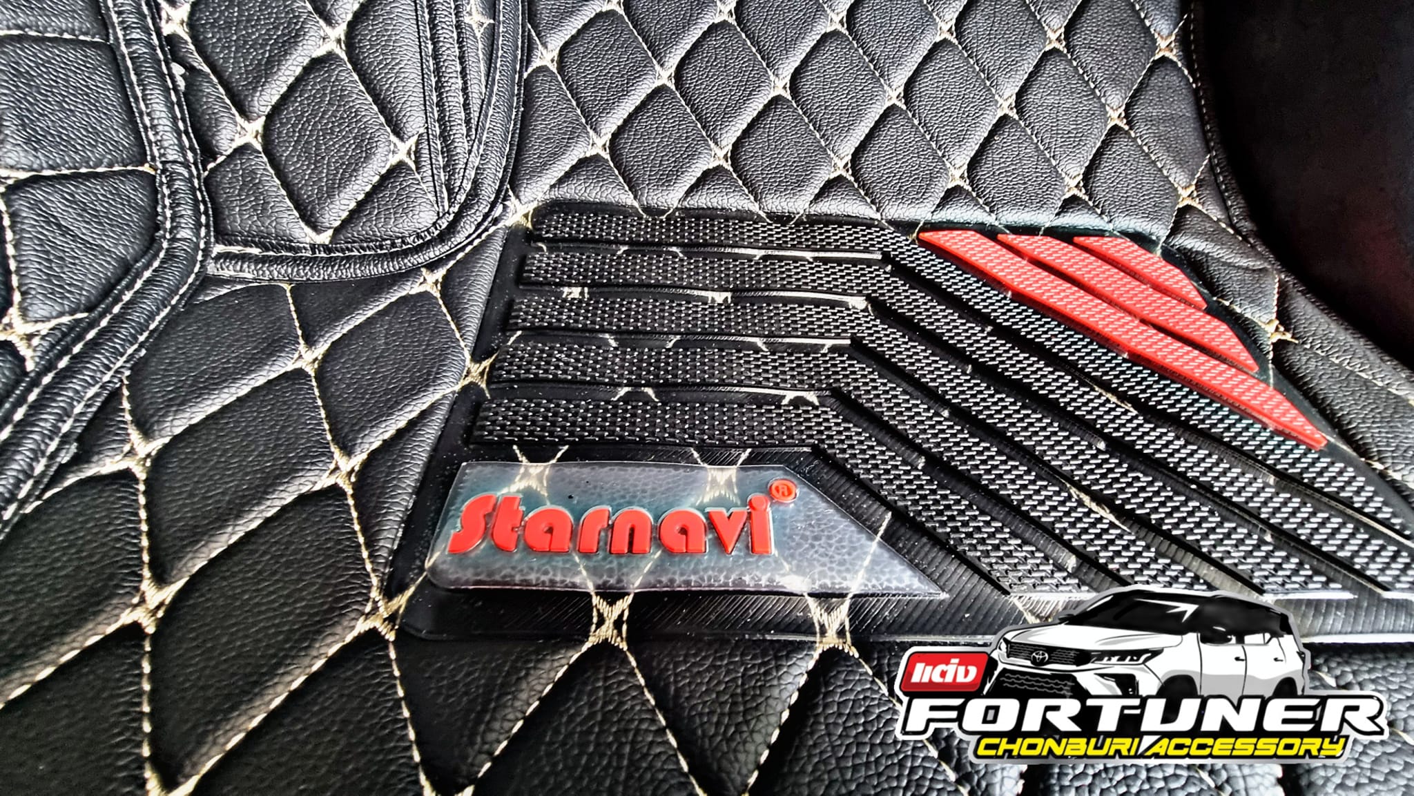 พรมปูพื้นรถยนต์ 6D โตโยต้า ฟอร์จูนเนอร์