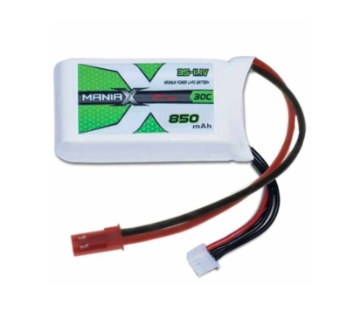แบตเตอรี่ ลิโพ Maniax 3S 11.1V 850mah 30C JST