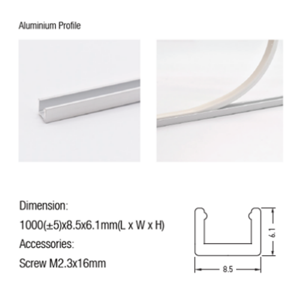 ไฟนีออนเฟล็ก LED Neon flex 6W DC24V Blue Color IP67