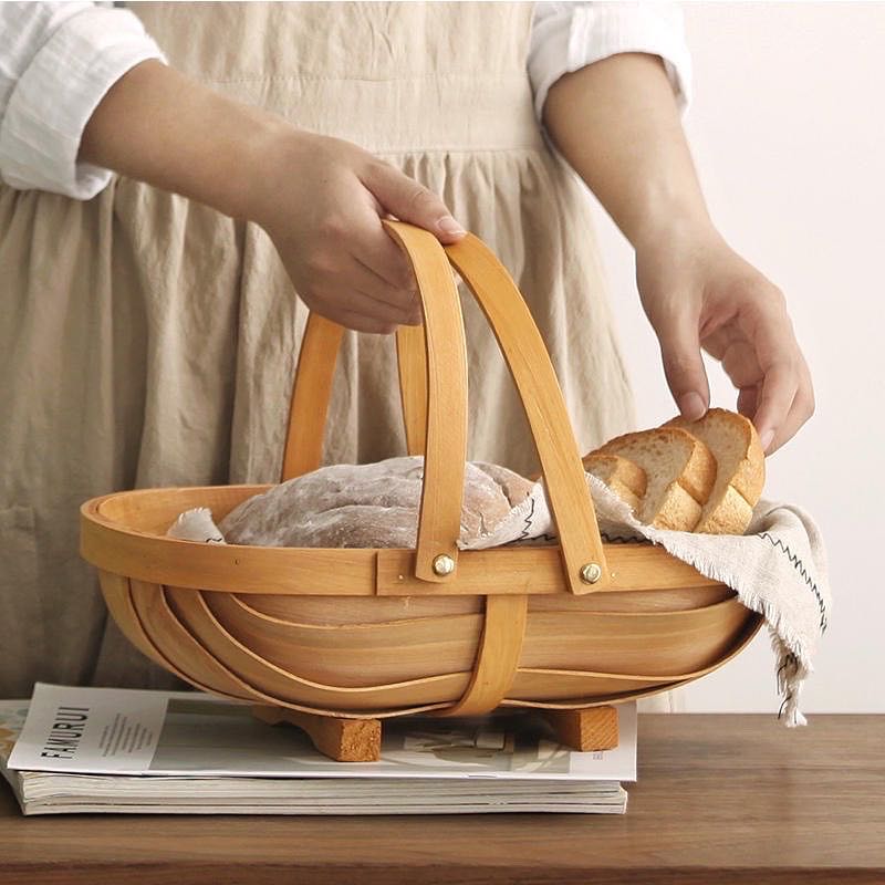 Wood basket