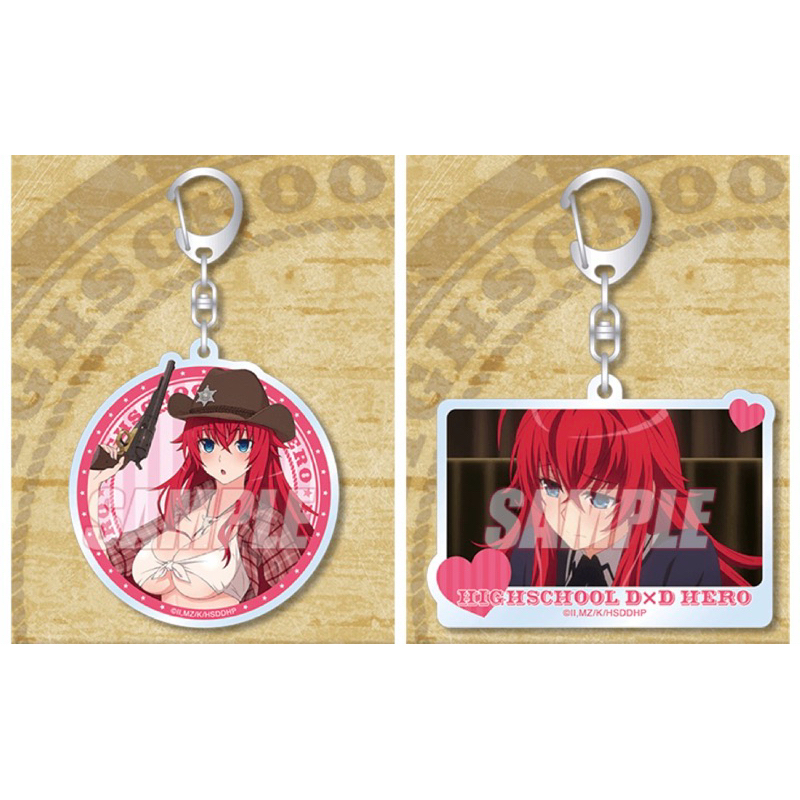 พวงกุญแจ ริอัส เกรโมรี่ -ไฮสคูลDxD[High School DxD Doki Doki Western Ver. -Acrylic Keychain- Rias Gremory]