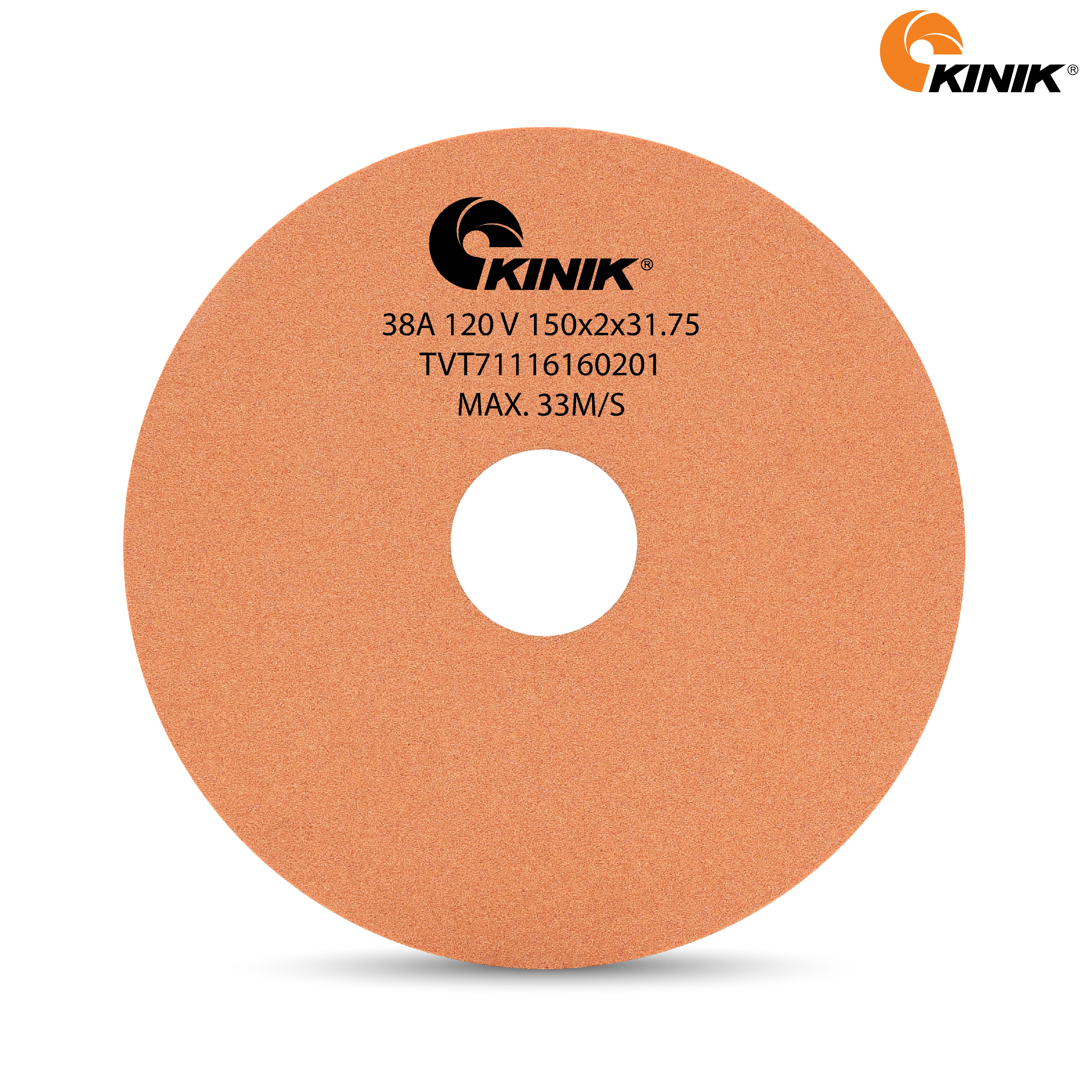 หินเจียร KINIK 38A120V1A 150x2x31.75 mm.