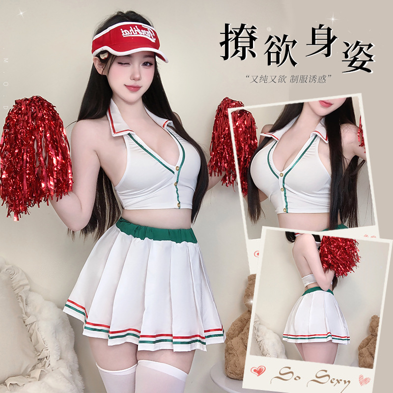 คอสเพลย์ นักเรียน กระโปรงสก็อต นักเรียนบอดี้สูท ชุดฟุตบอล เชียร์ลีดเดอร์ / Cosplay Student Uniform