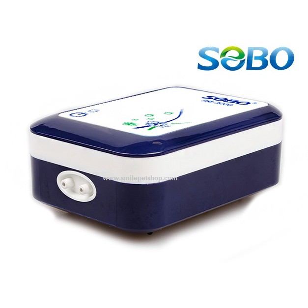 SOBO SB-3000(ปั๊มลมแบตเตอรี่อัตโนมัติ ทำงานทันทีเมื่อไฟดับ ป้องกันปลาขาดออกซิเจน)