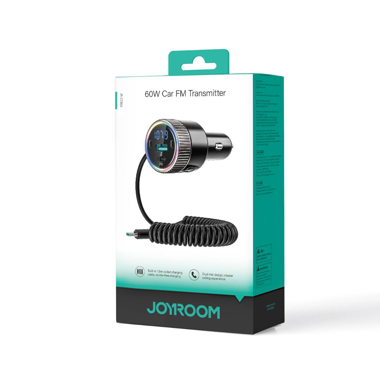 JOYROOM JR-CCB02 60W Car FM