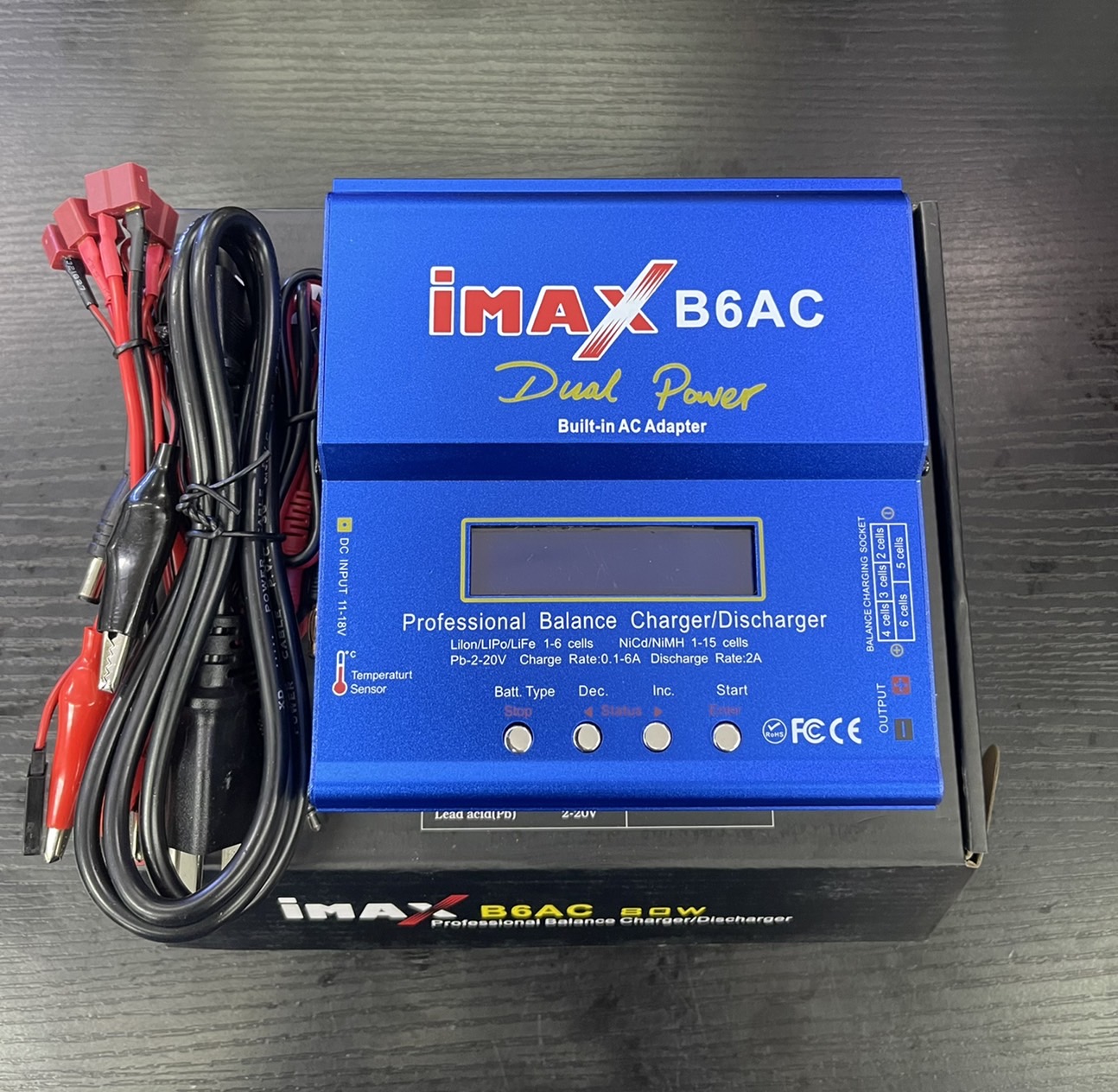เครื่องชาร์จ iMAX B6AC เครื่องบาลานซ์ Charger/Discharger สำหรับ RC LiPo Battery Charging