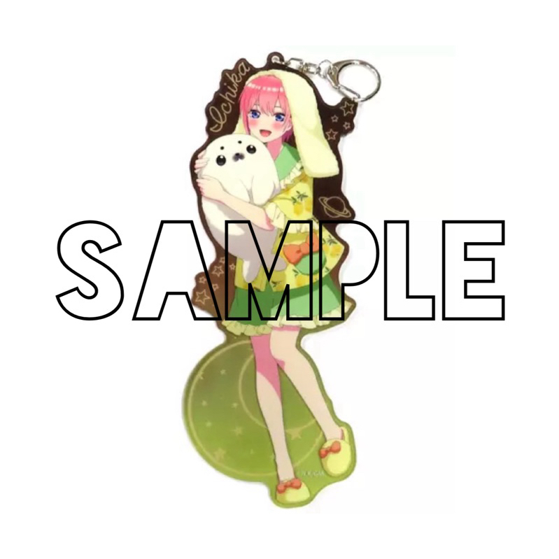 พวงกุญแจ อิจิกะ -เจ้าสาวผมเป็นแฝดห้า[The Quintessential Quintuplets -Acrylic Keychain- Ichika Relax Time]