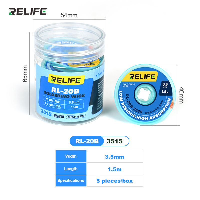 Relife RL-20B Strong Clean Desoldering 3515