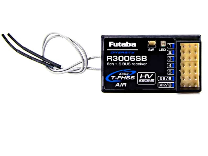 Futaba R3006SB 6Channel Rx T-FHSS (S-Bus) (HV) 2.4GHz ใช้กับ 10J