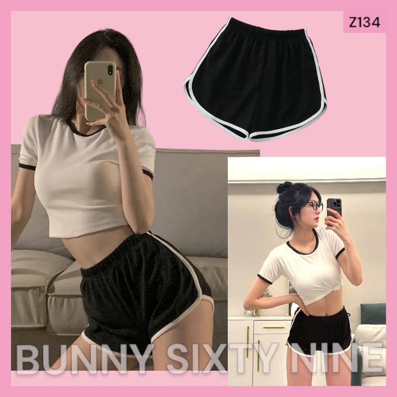 กางเกงขาสั้น กางเกงผ้านิ่ม พร้อมส่งในไทย