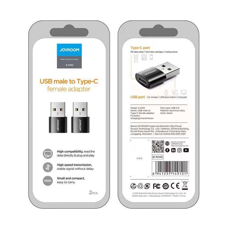 JOYROOM S-H152 (USB to Type-C)