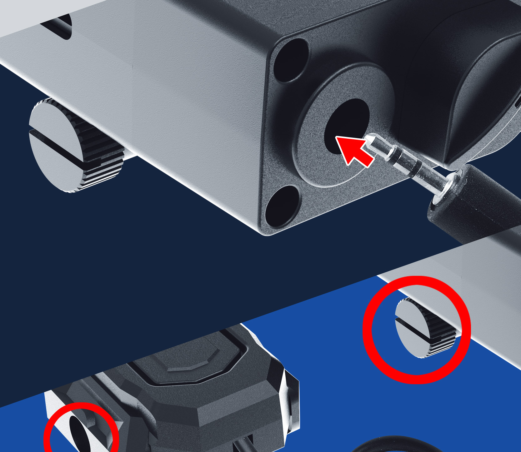 DBAL-A2 สีดำ มีไฟฉาย มีแสงเลเซอร์สีเขียว ปรับแกนได้ (DBAL)