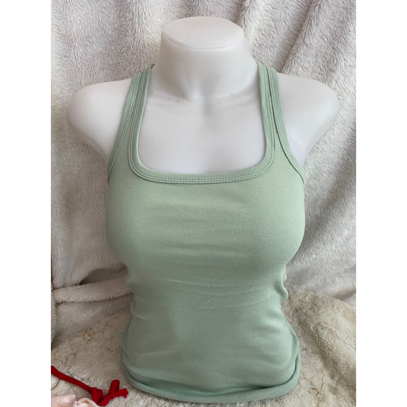 เสื้อกล้าม เสื้อยืด สีพื้น สำหรับผู้หญิง พร้อมส่ง🚚