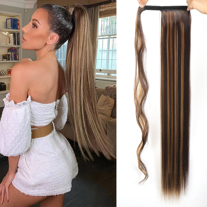 แฮร์พีช ผมหางม้า รุ่นตรง-ผมลอนมาม่า พร้อมส่ง